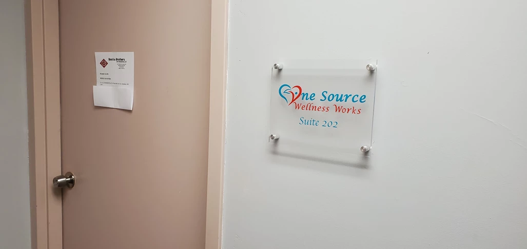 Directory and Wayfinding Signage for One Source Wellness