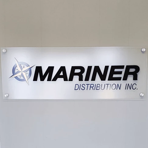 Interior Sign for Mariner Distribution